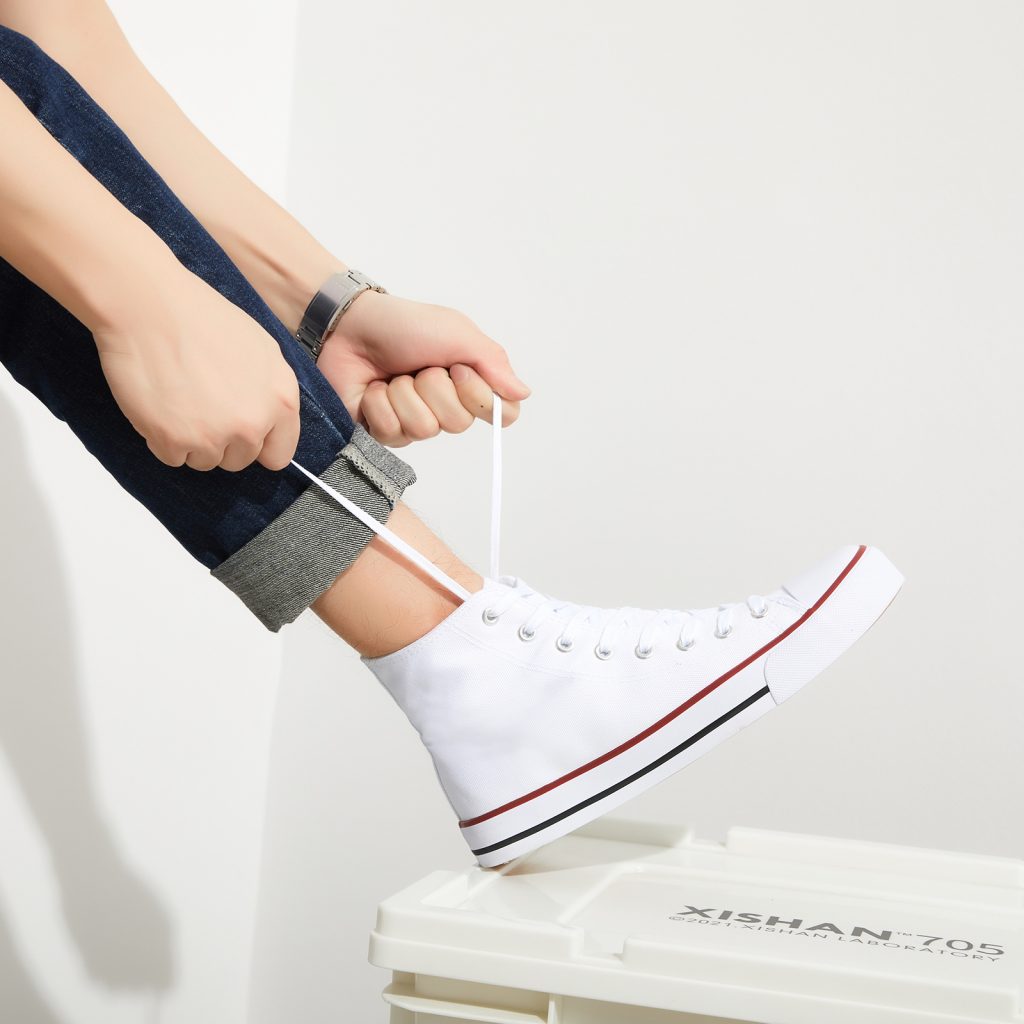 new look white canvas shoes
